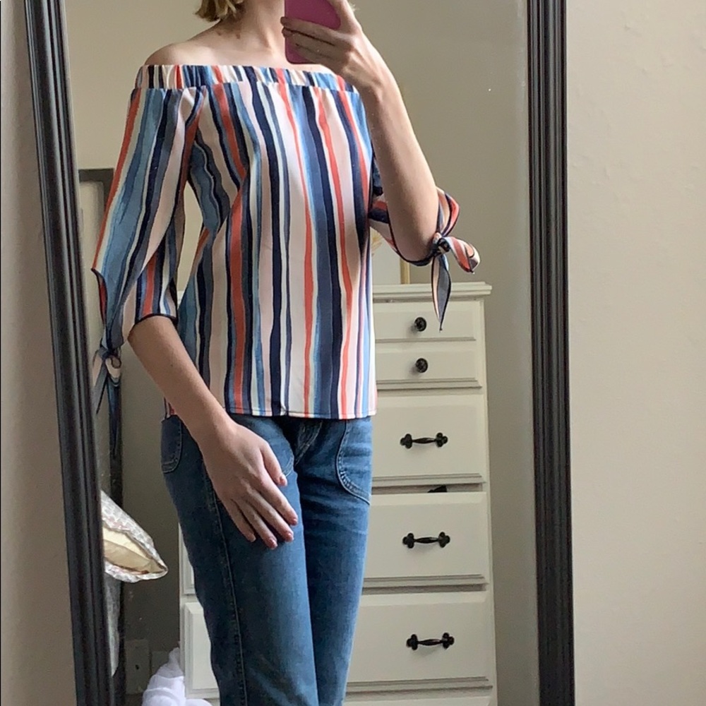 Off the shoulder blouse